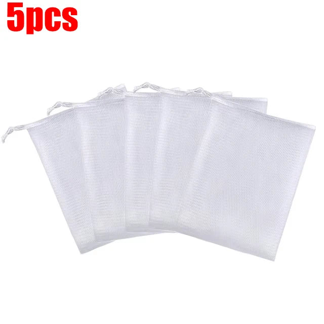 Schaumnetz mit Kordelzug für sanfte Gesichtsreinigung 5 bis 100 Stück