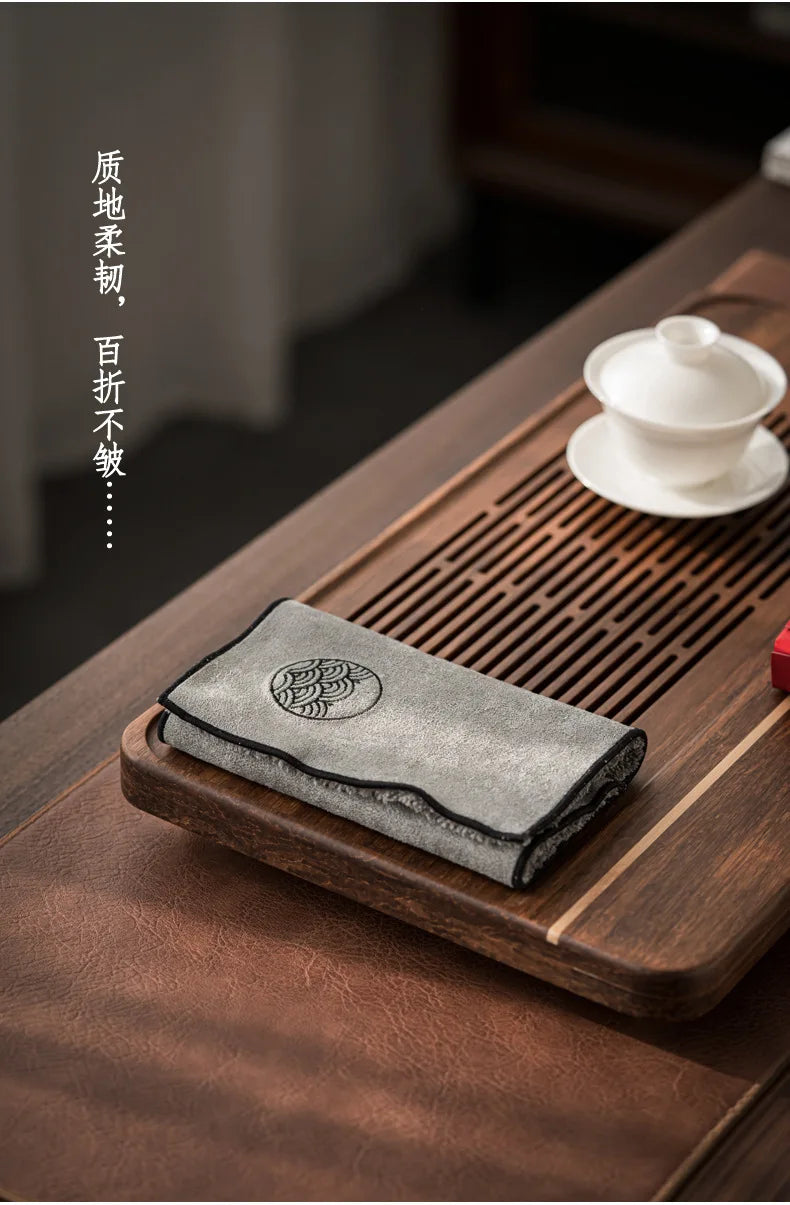 Verdicktes Geschirrtuch aus Baumwolle und Leinen für Küche und Teetisch-Yabubestshop