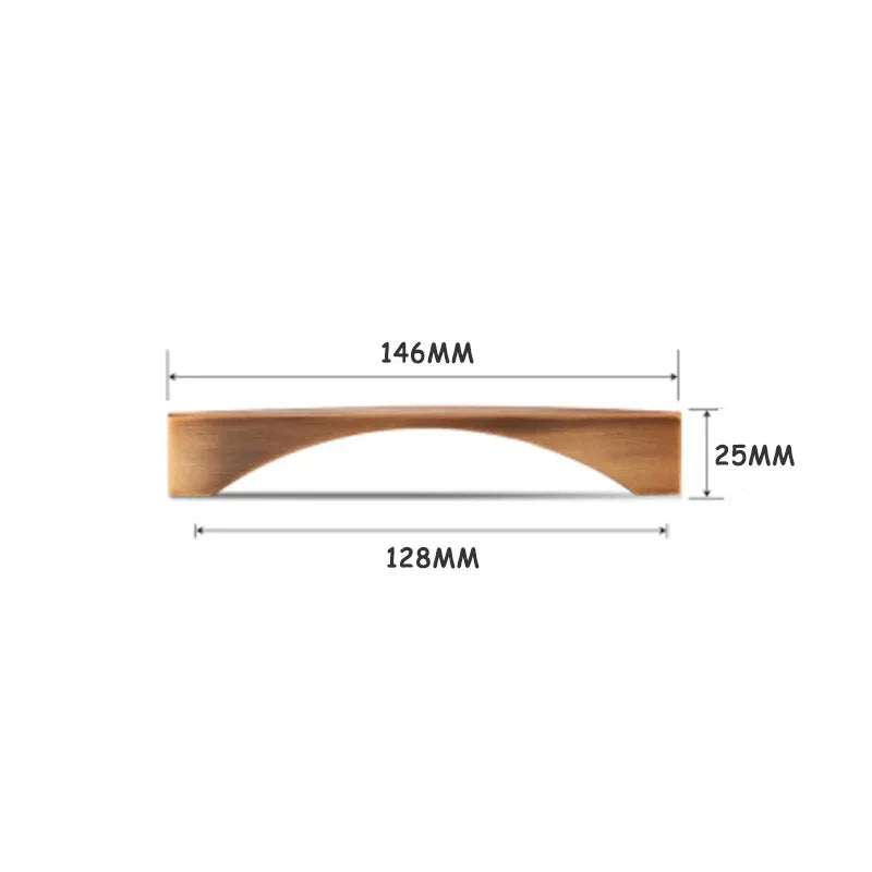 Antike Schrankgriffe aus Messing Zinklegierung für Möbel Küche Türen