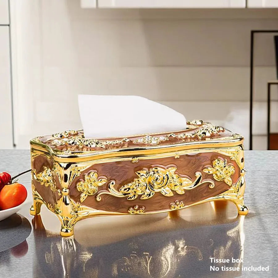 Eleganter Taschentuchspender Tischbox Kunststoff für Zuhause