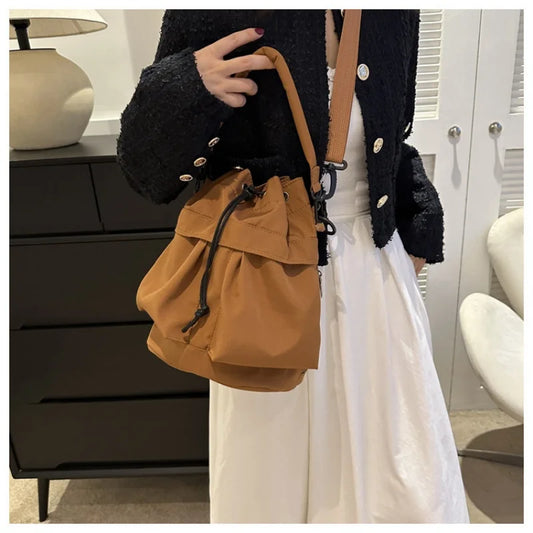 Damen Schultertasche Wasserdicht Nylon Groß Umhängetasche Beuteltasche Freizeit