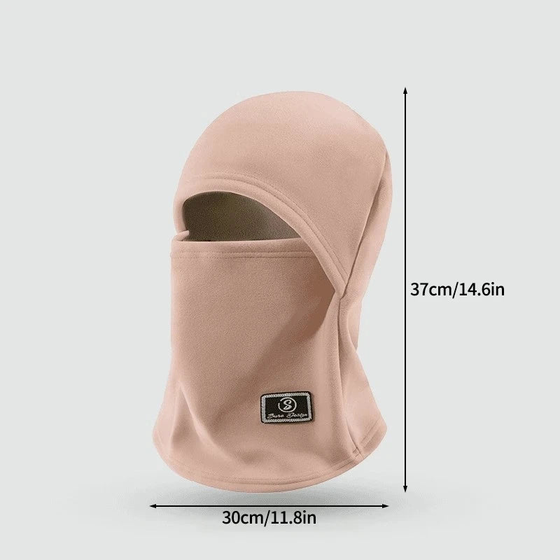 Winddichter Halswärmer aus Korallenvlies für Outdoor Aktivitäten