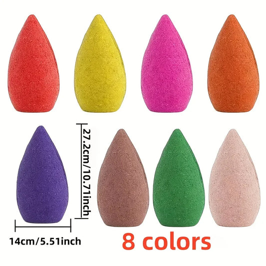 9er Pack bunte Aromatherapie Räucherstäbchen für Zuhause mit langanhaltendem Duft-Yabubest - Home & More