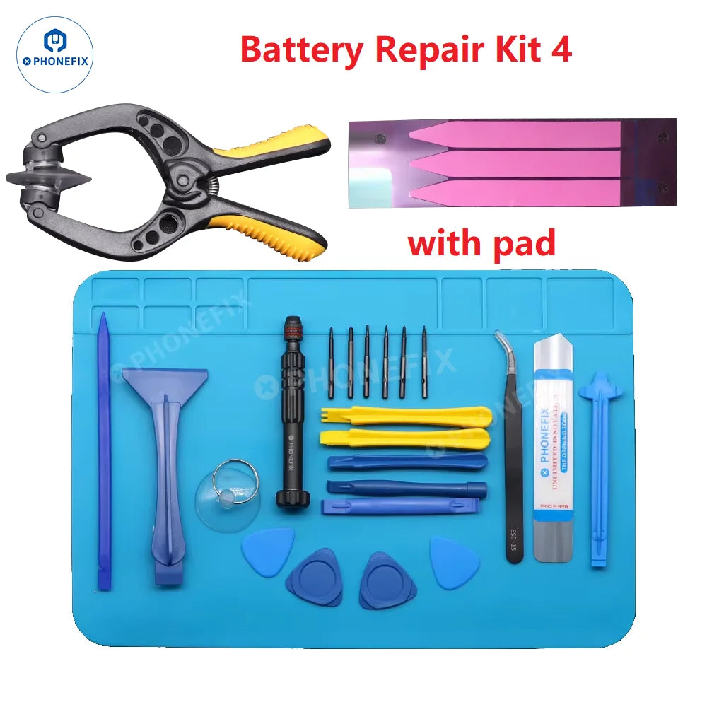 Professionelles Reparaturset mit Schraubendreher Hebel Saugnapf für iPhone