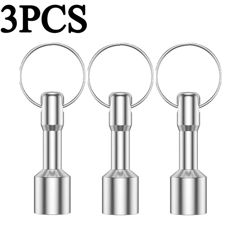 Magnetischer Taschen Schlüsselanhänger mit Eisenring für Büro und Reisen