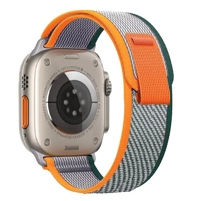 Nylon Trail-Loop Armband kompatibel für Smartwatches 38-49 mm Unisex