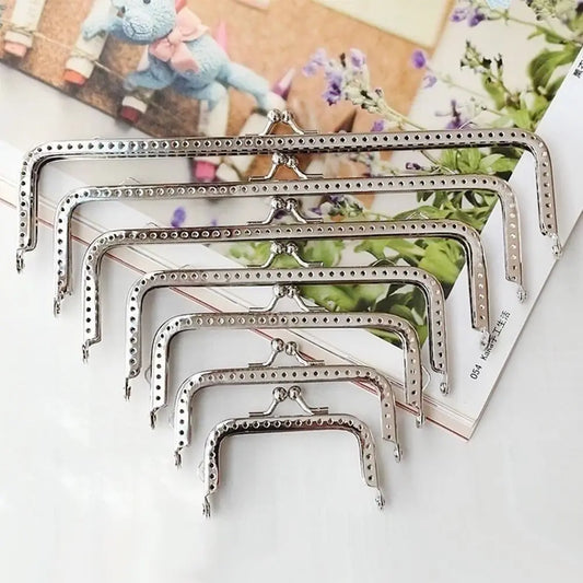 Vintage Metall-Geldbörsenrahmen mit Kussverschluss – robust - vielseitig 6,5-20cm