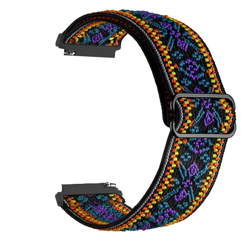 Atmungsaktives Nylon-Smartwatchband 22 mm verstellbar – Perfekt für Sport - Alltag