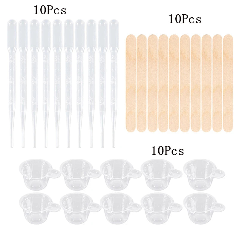 DIY Silikonform für Acrylfarbe Harz Gießen Split Tasse Epoxy Pigment Set