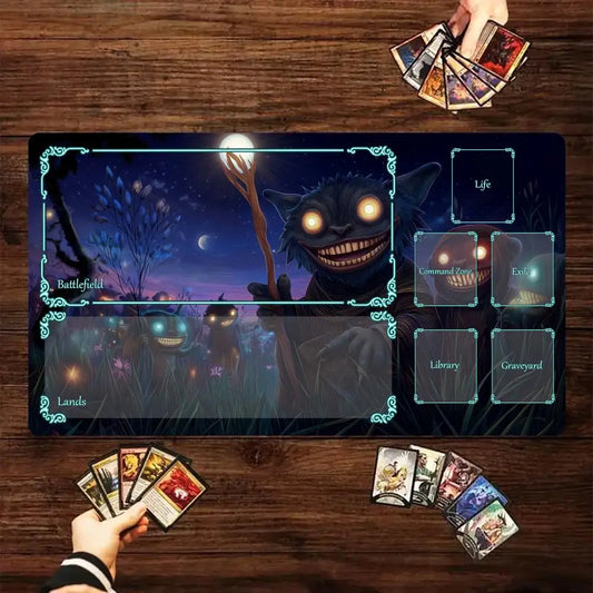 Rutschfeste Karten Gaming Matte mit Monsterzone für strategische Spiele