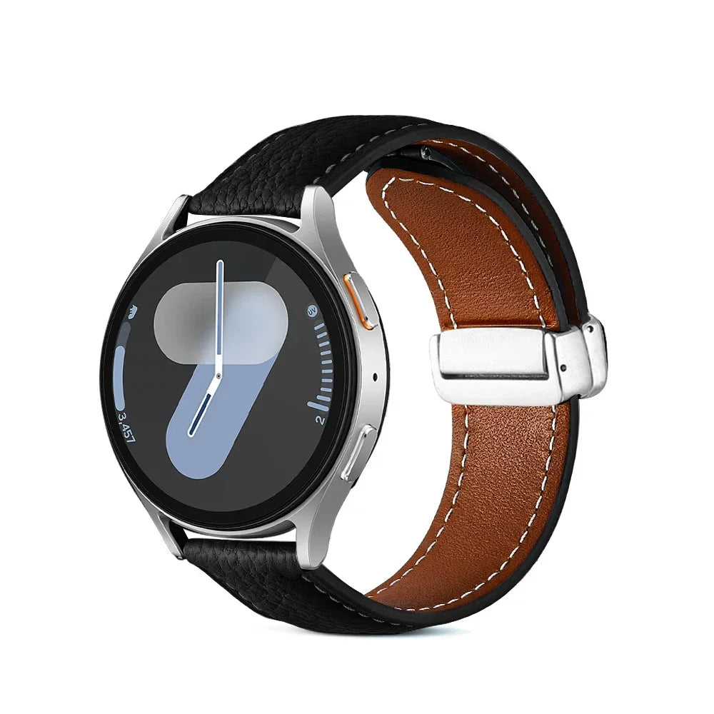22 mm Lederarmband mit Magnetschnalle für Xiaomi Redmi Watch