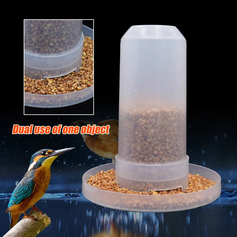Automatischer Kunststoff Trinkbrunnen für Vögel und Kleintiere 350ml