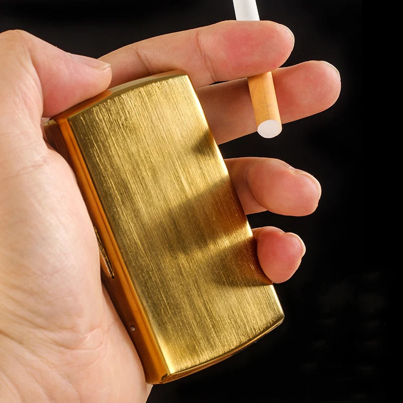 Tragbares Mini Zigarettenetui aus Edelstahl für 12 Zigaretten