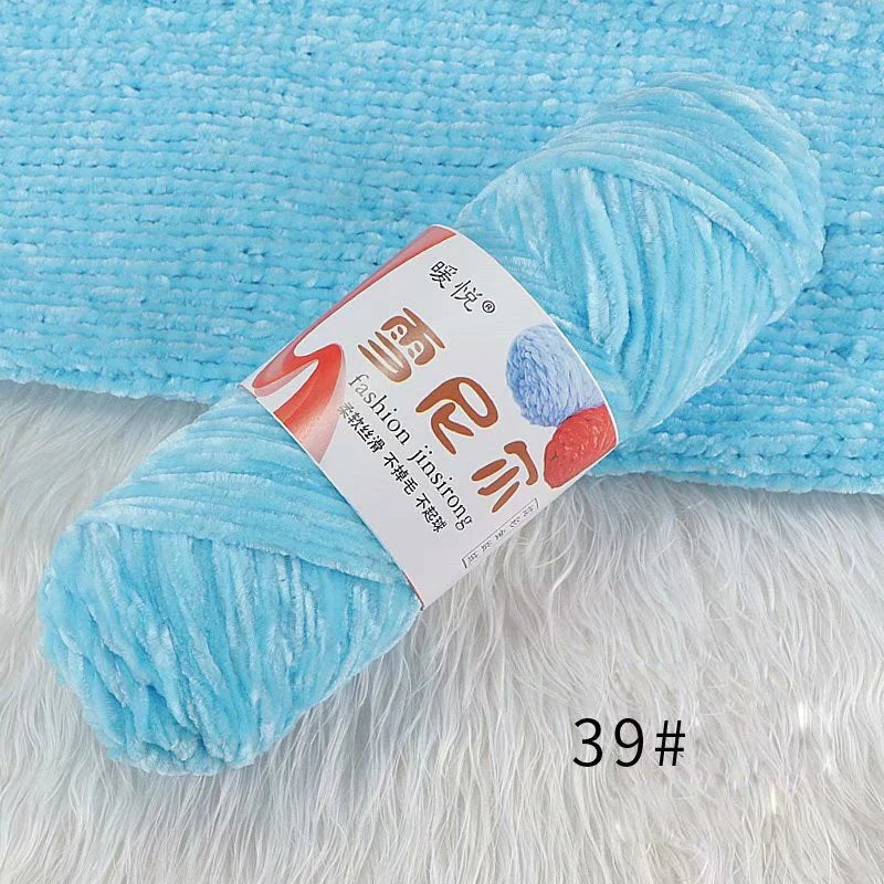 Weiches Chenille Polyester Strickgarn für gemütliche DIY Projekte
