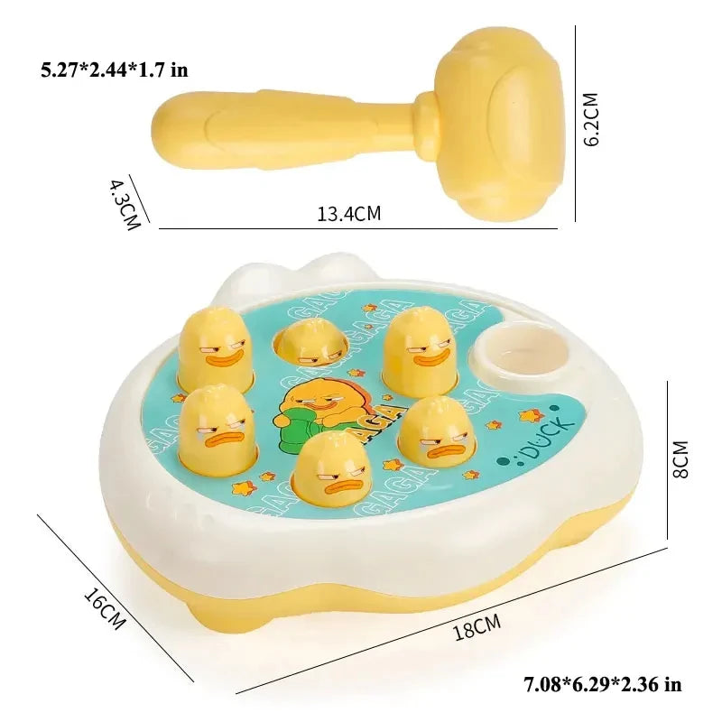 Montessori Lernpuzzle mit Ente, Frosch - Schwein – Fördert Motorik - Spaß