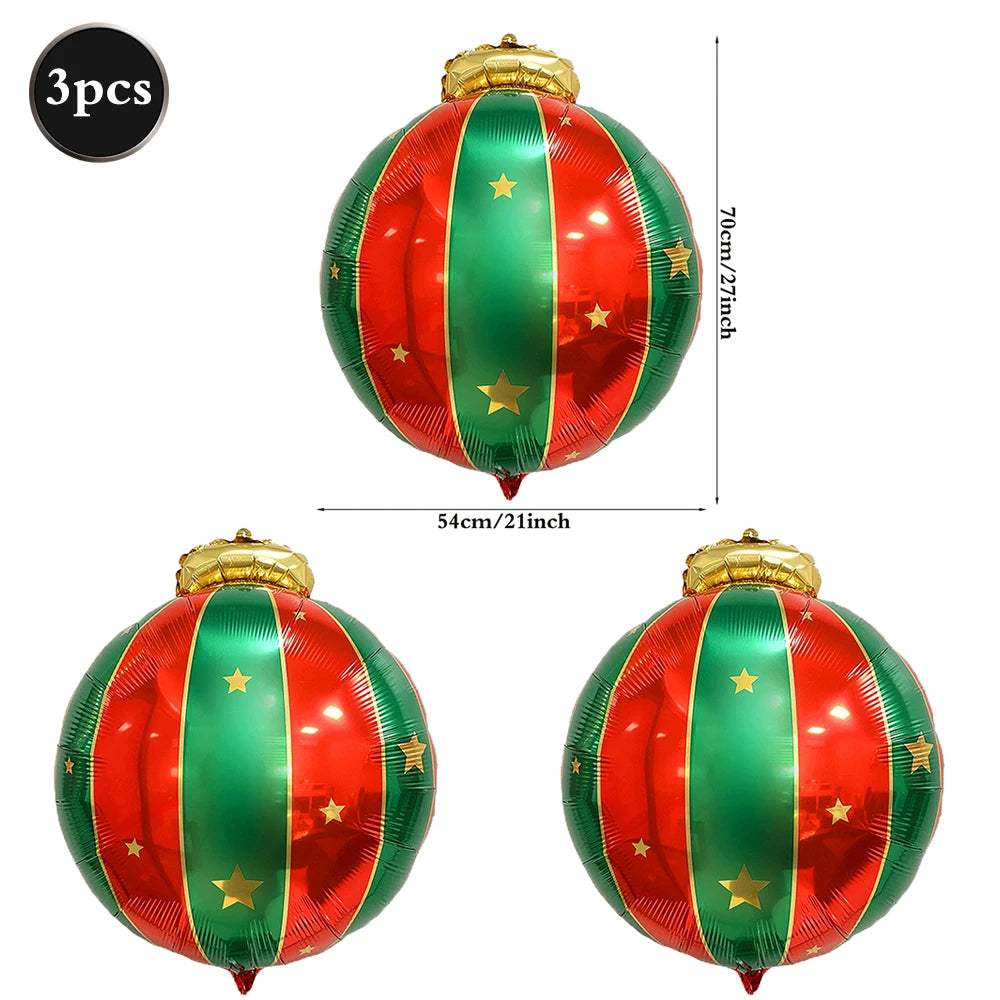 Festliche Weihnachts Folienballons Santa Rentier Schneemann für Partys