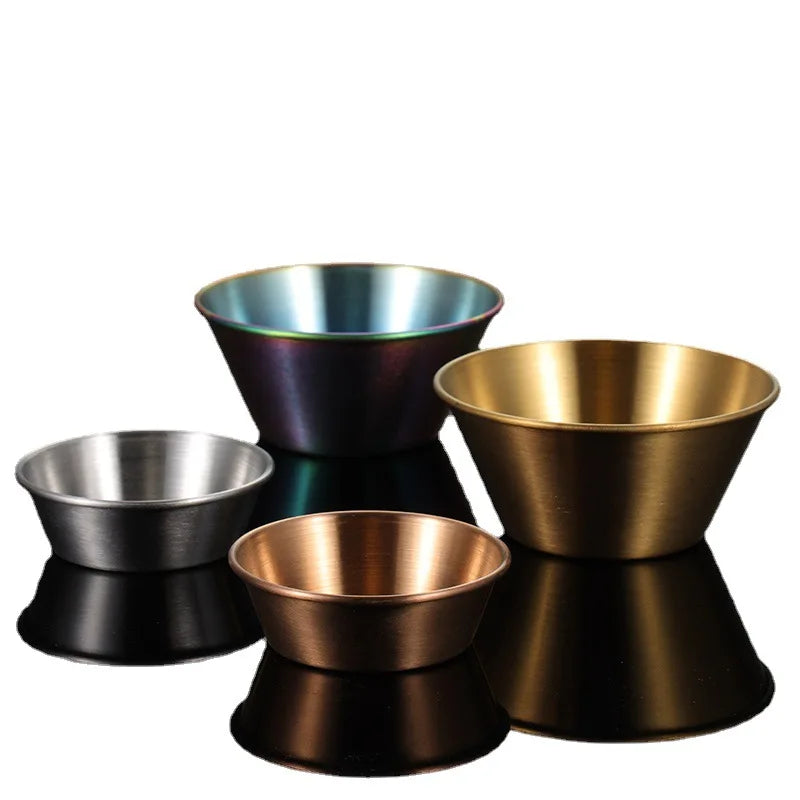 304 Edelstahl Gewürzschale - Runde Dip-Schüssel für Saucen-Yabubest - Home & More