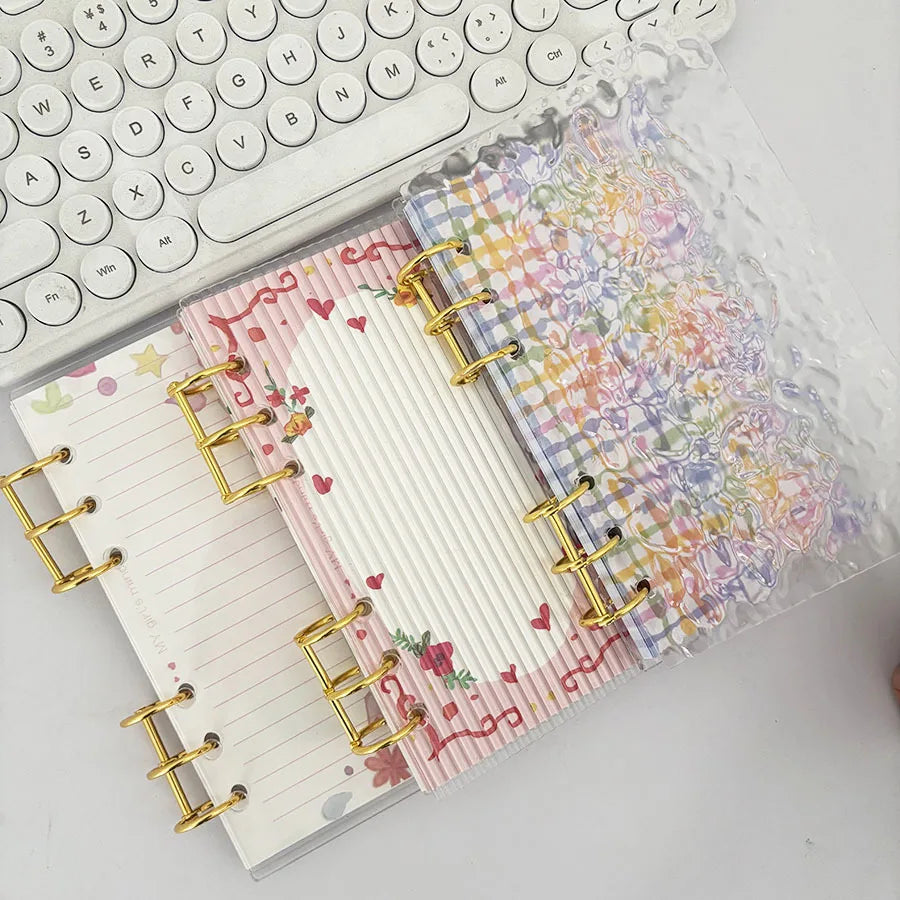 A6 Acryl Binder mit linierter Deckel für flexibles Journal und Planung