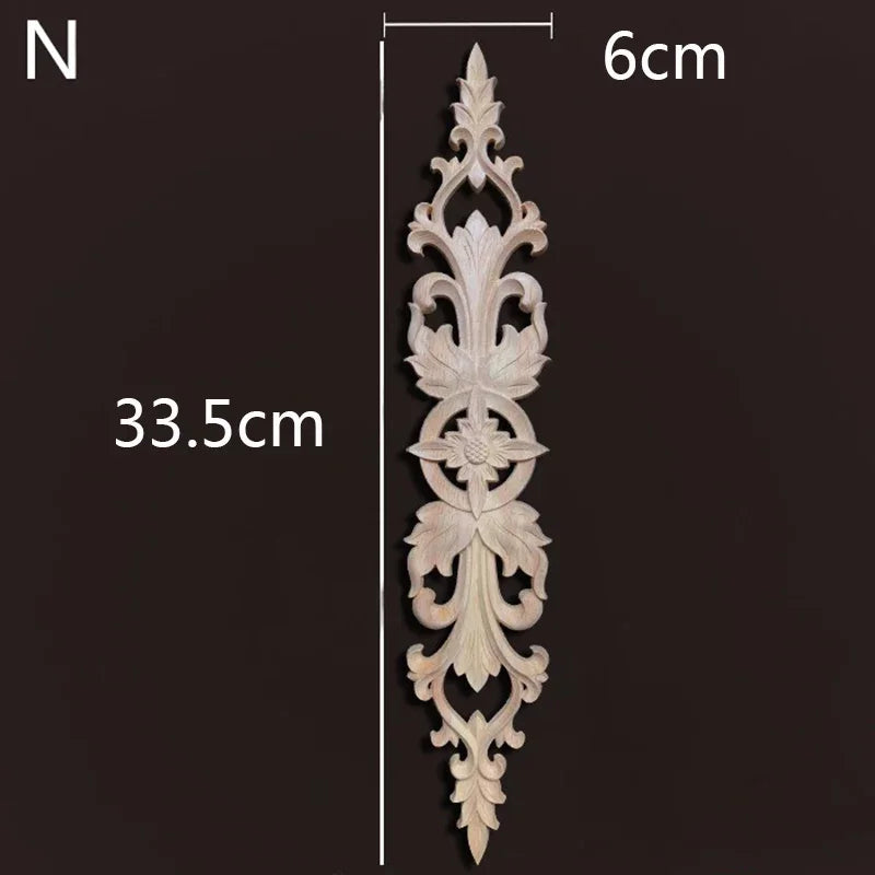 Holzmoebel Applikationen Wohnzimmer Dekoration NATUERLICHE Blumen