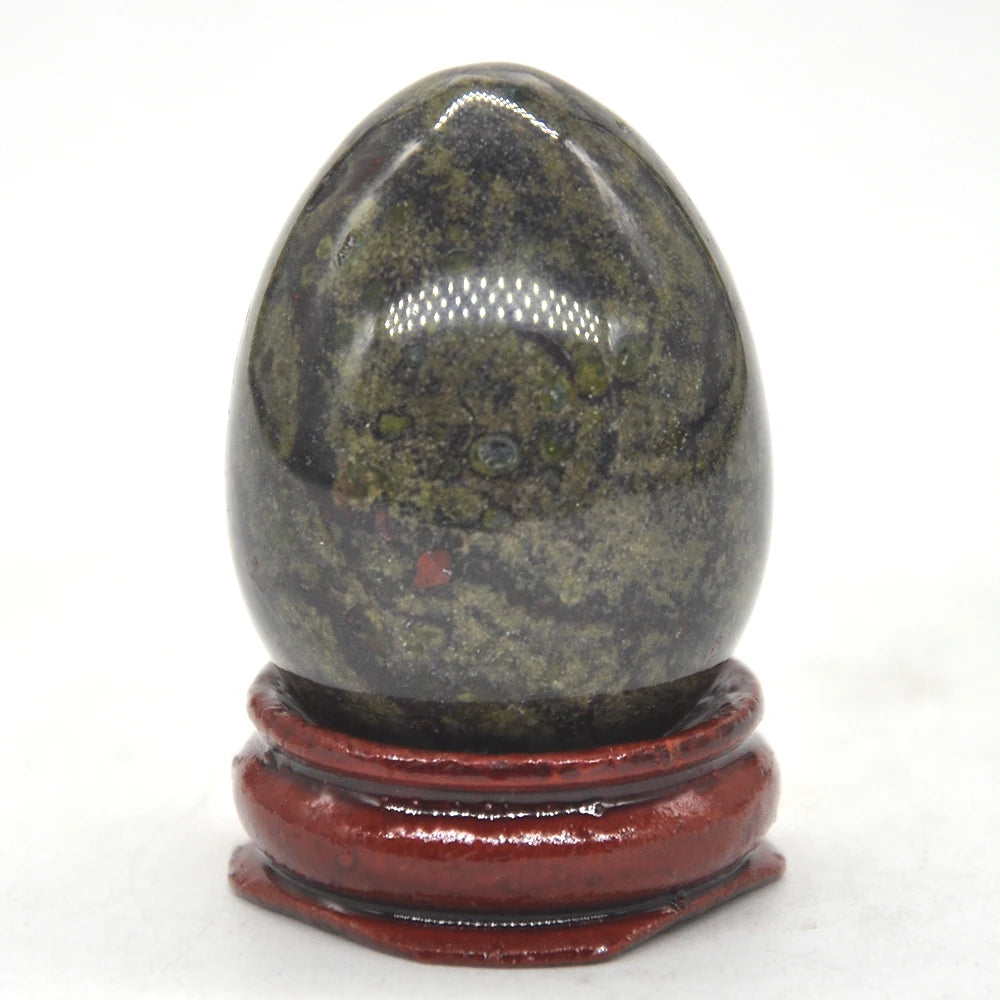 Natürlicher Heilkristall Osterei – Polierter Edelstein für Dekoration