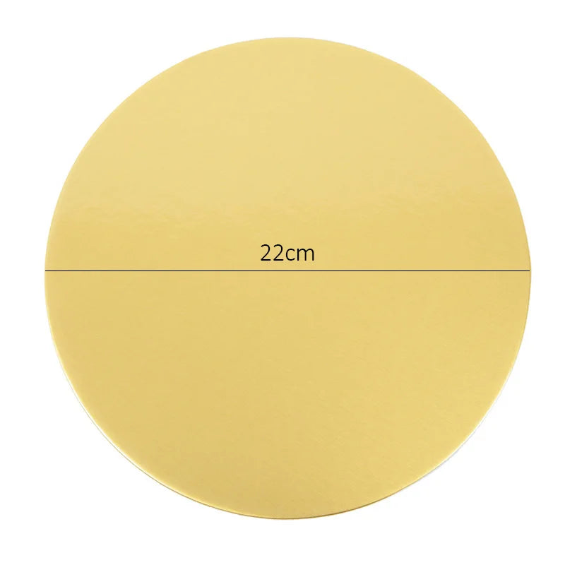 Runde Kuchenboards 10 16 22 26 cm Gold Silber Basis für Cupcake Dessert
