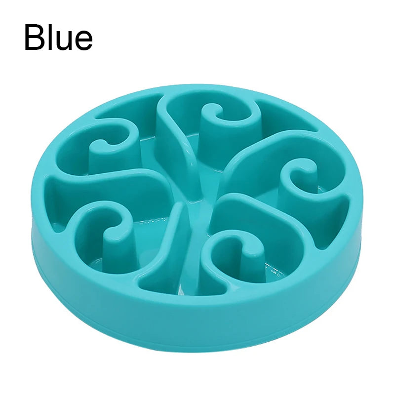 Kippsicherer Futternapf für Hunde zum langsamen Fressen und Training