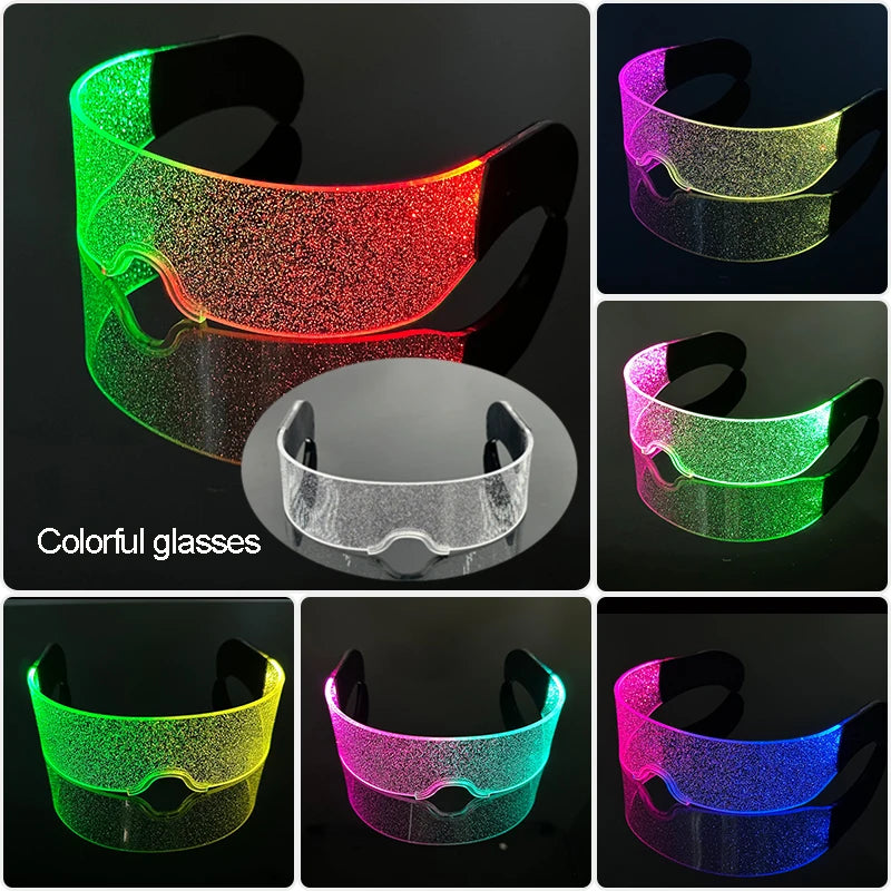 Leuchtende LED Partybrille mit Farbwechsel für unvergessliche Feste