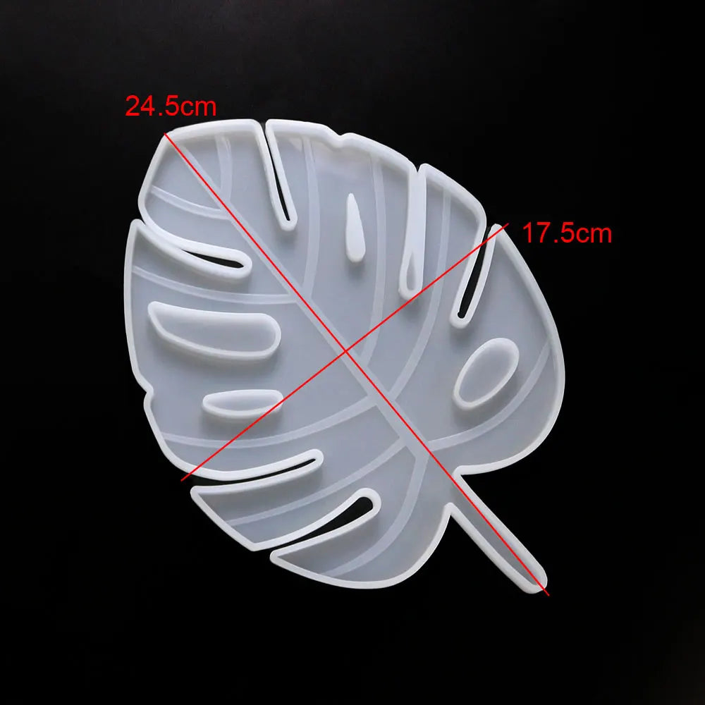 Silikonform Ahornblatt für DIY Epoxidharz Untersetzer Basteln