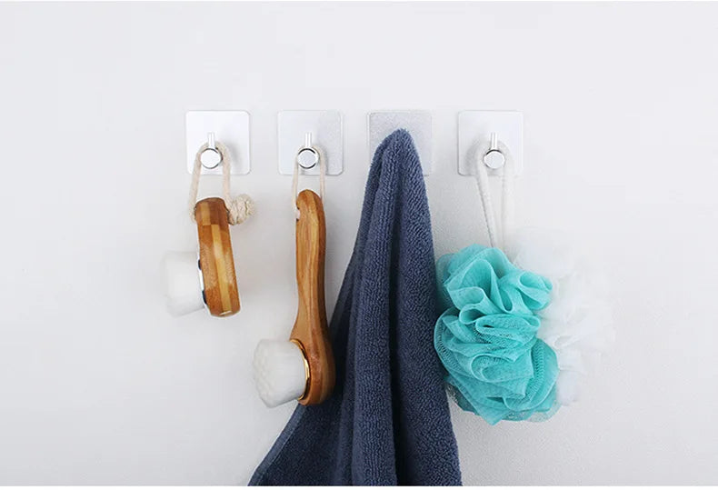 Edelstahl Klebehaken für Bad Küche Garderobe – Vielseitiger Wandhaken ohne Bohren