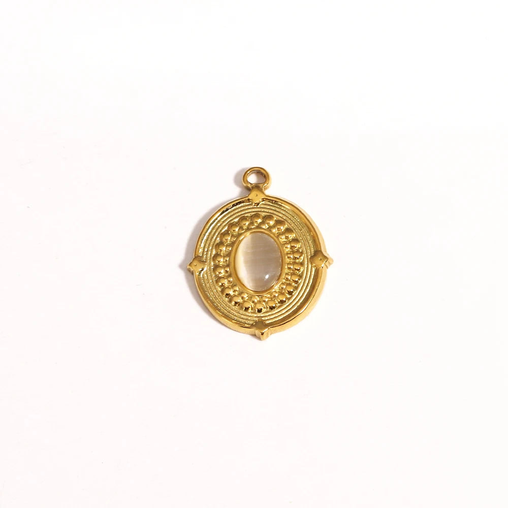 Edelstahl Gold Charms für individuelle DIY Schmuckkreationen