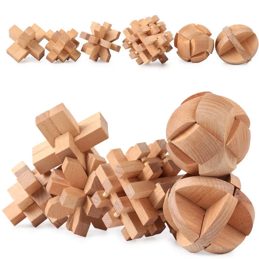 Holz 3D Puzzle Gehirn Spielzeug für Kinder und Erwachsene