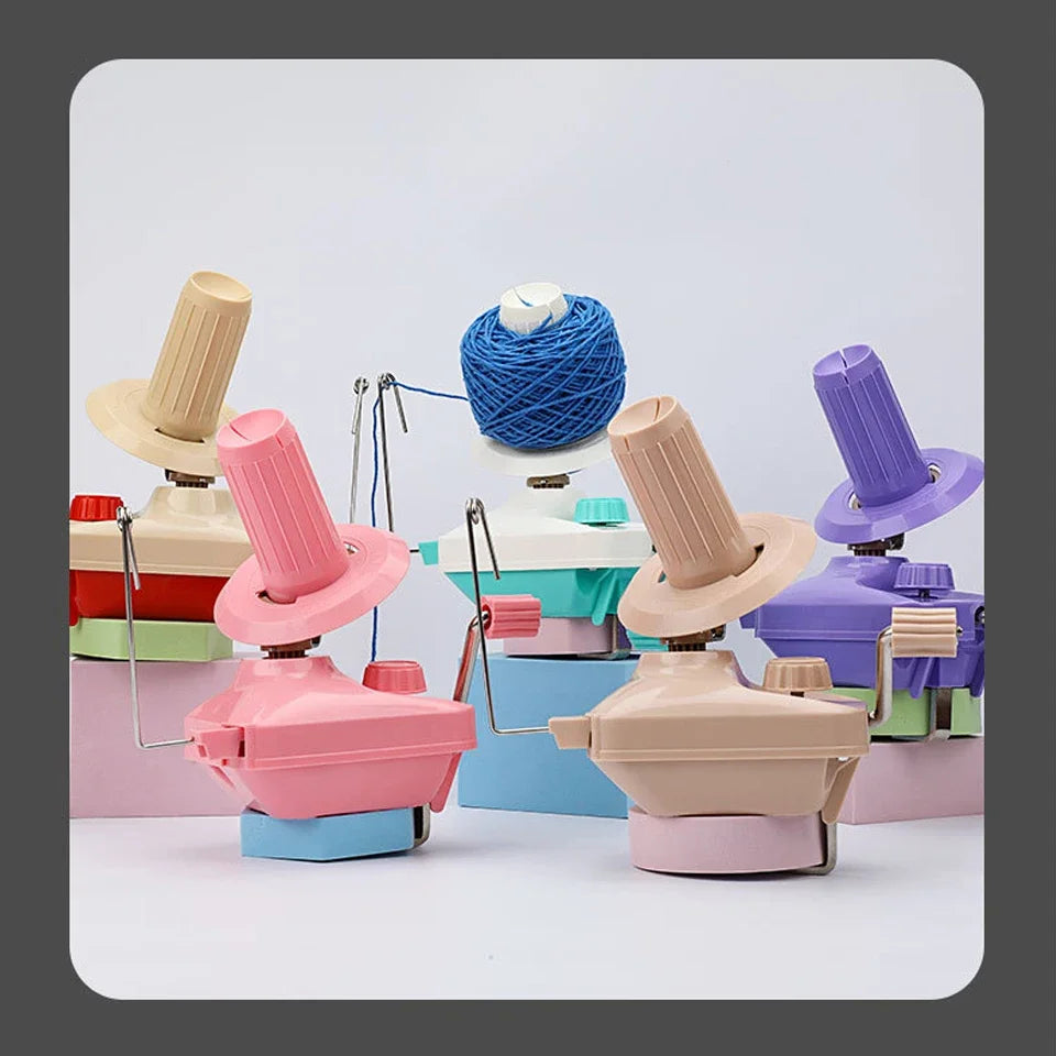 Manuelle Handkurbel Garnwickelmaschine tragbar für Strick DIY Garnball