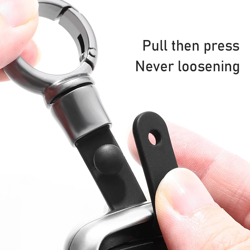 Luxus Schlüsselanhänger Unisex Auto Metall O-förmige Schnalle Wassertropfen