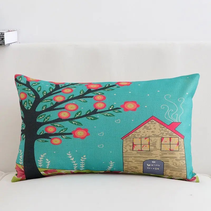 Dekoratives Lendenkissen für Sofa und Bett Gemütlichkeit