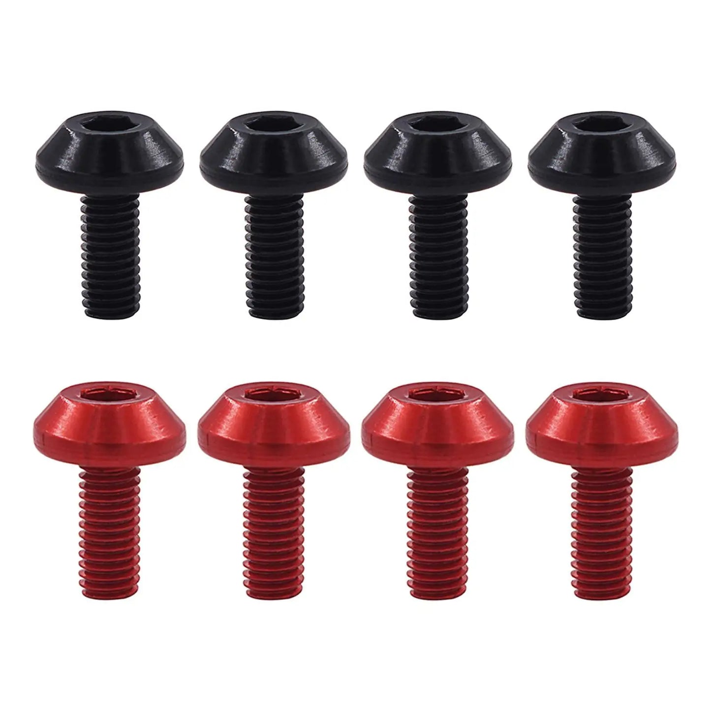 4er Set Aluminium M5 Schrauben für Fahrradflaschenhalter MTB Rennrad Zubehör