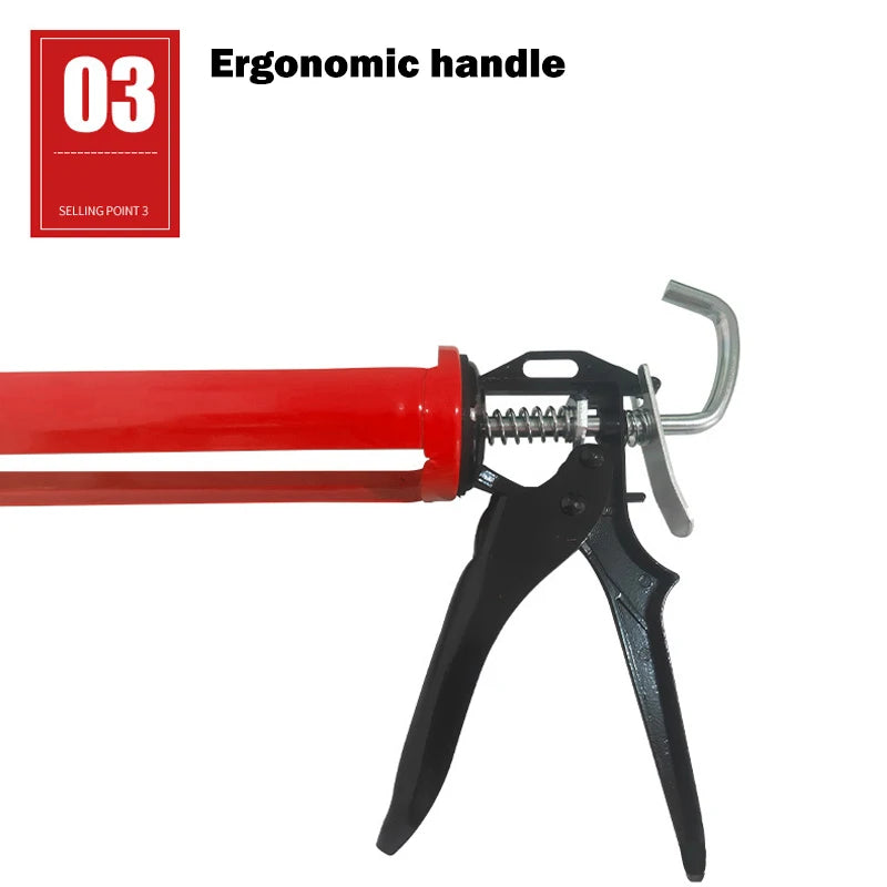 360° Rotierende Kartuschenpistole für Silikon Fugen und Dichtungen