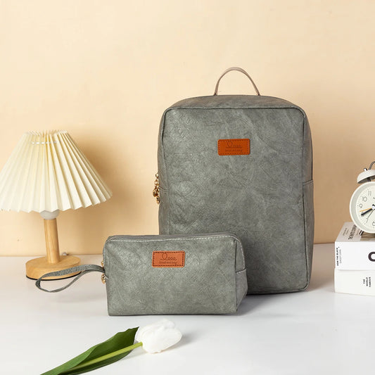 Langlebiger DuPont-Papierrucksack Unisex für Schule und Reise