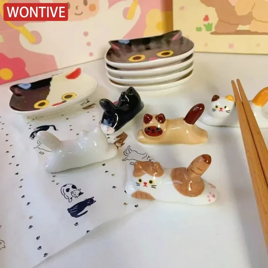 Keramik Essstäbchenhalter im japanischen Stil für Küche & Gastronomie - Yabubest - Home & More