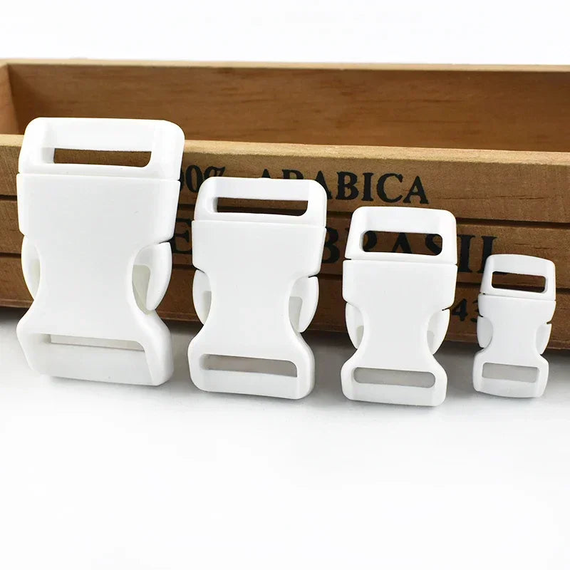 Verstellbare Kunststoff Schnallen für Paracord Armbänder und Hundehalsbänder