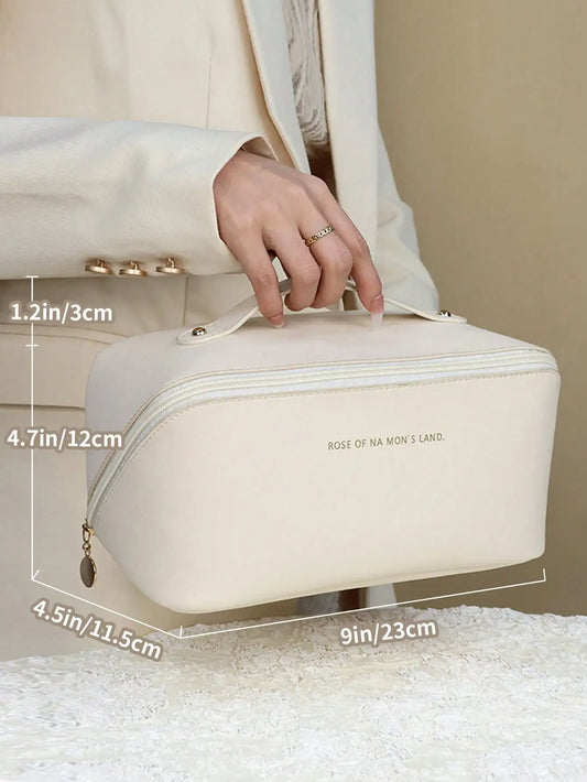 Minimalistische leichte Make-Up Tasche mit Reißverschluss für Reisen