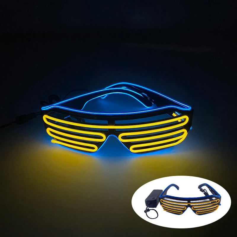 Leuchtende LED Partybrille für unvergessliche Anlässe