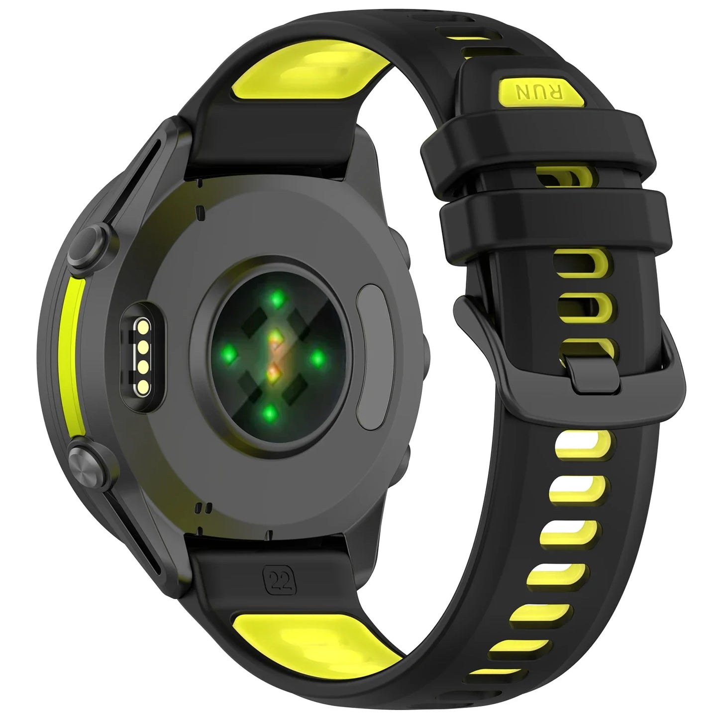 Atmungsaktives Silikonarmband kompatibel mit Forerunner Sportuhren