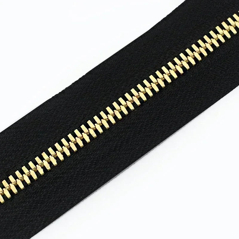 Metall-Reißverschluss Offenes Ende Zwei-Wege Reißverschlüsse Gold Silber-Yabubest - Home & More