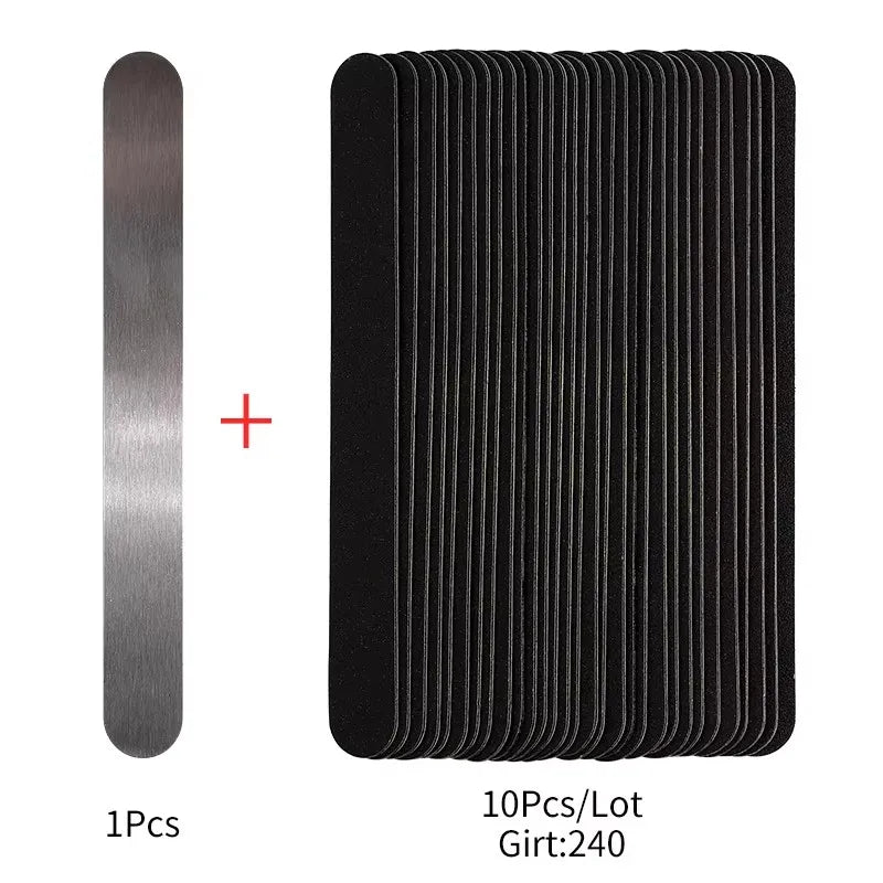 Praktisches Set mit austauschbaren Nagelfeilen für gepflegte Hände