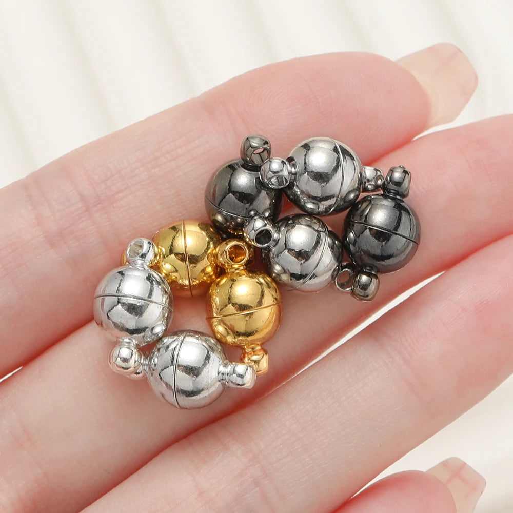 Runde magnetische Verschlüsse für DIY Schmuck Bastelprojekte