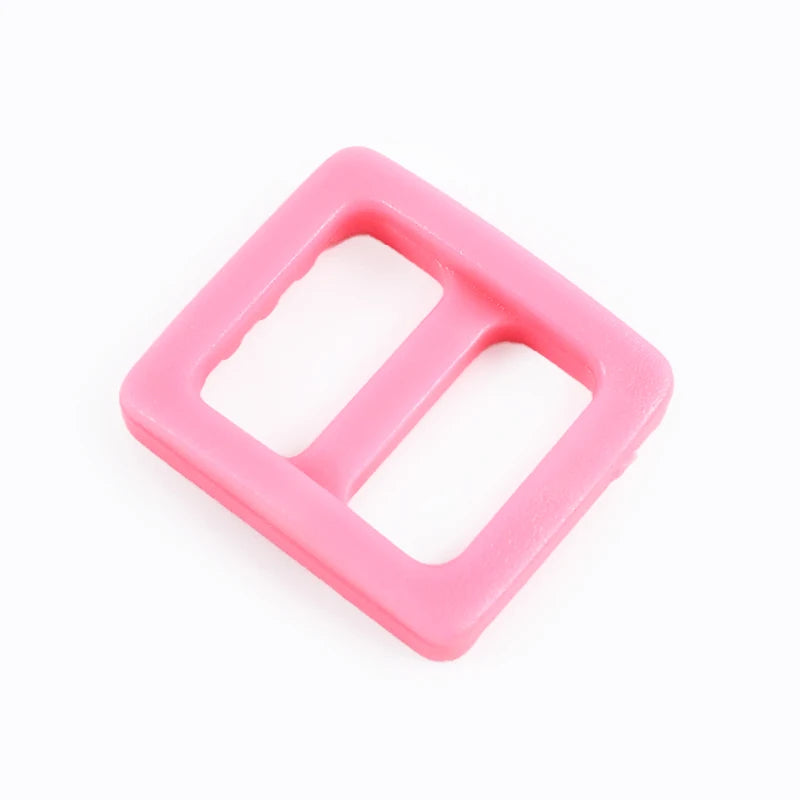 Kunststoff Schnallen Set mit Tri-Glide Ringen für Taschen und Gürtel