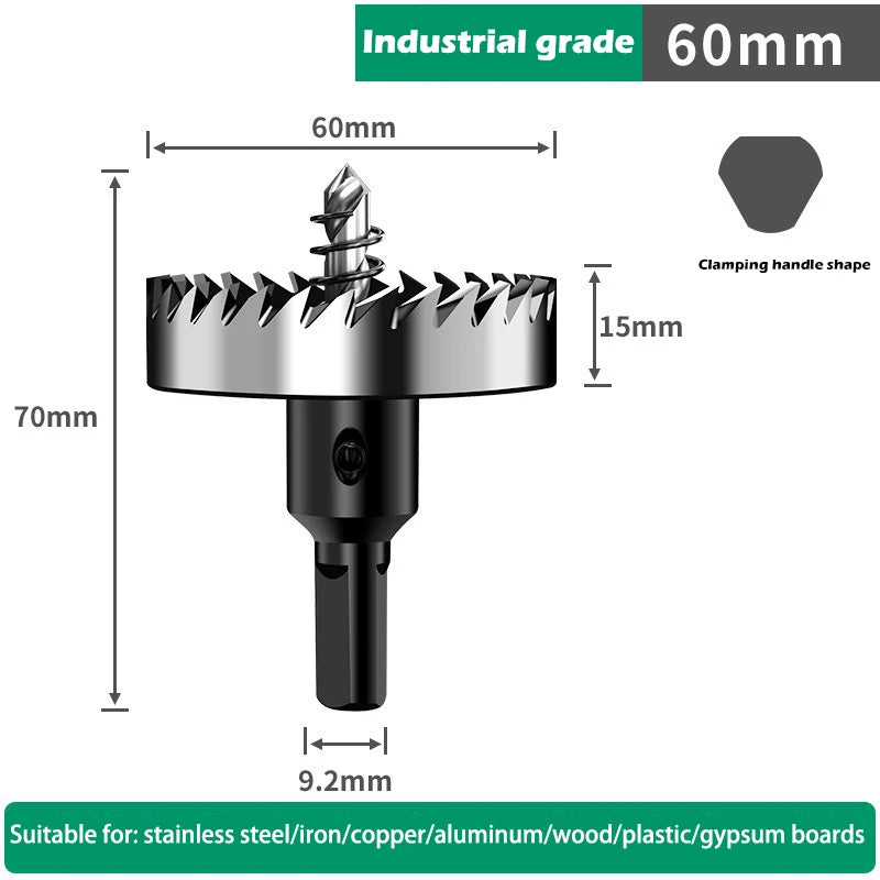 12-100mm HSS Lochsägen Set für Metall Holz Kunststoff
