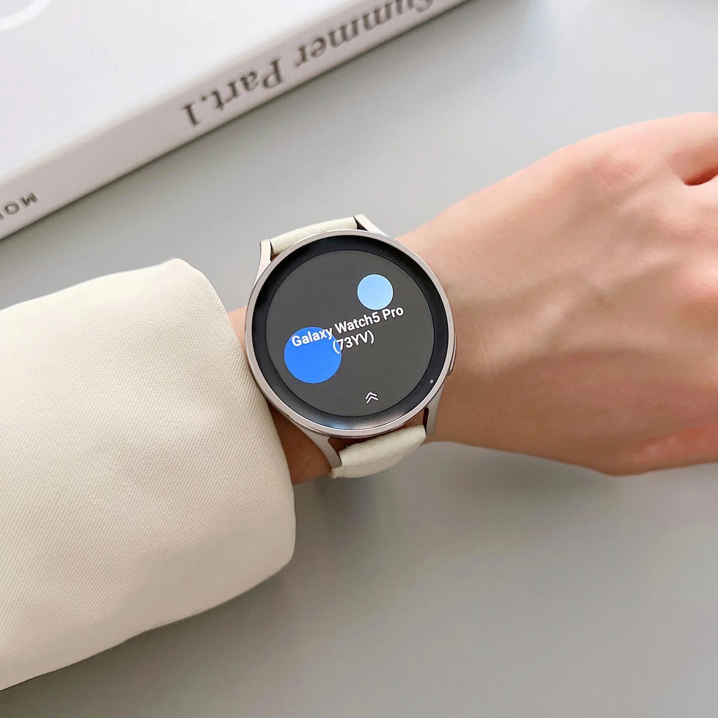 22 mm Lederarmband mit Magnetschnalle für Xiaomi Redmi Watch