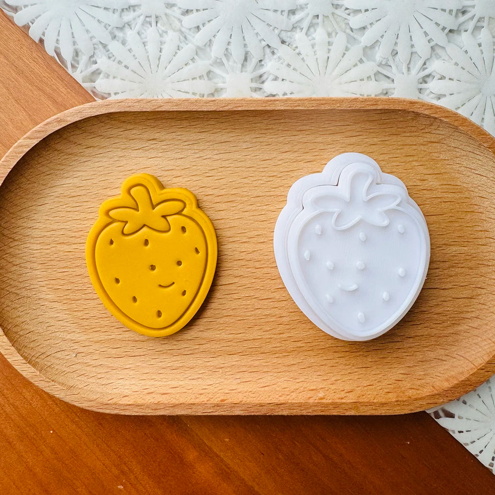Cartoon Obst Ausstecher aus PLA – Umweltfreundliche Keksformen 2-7 cm