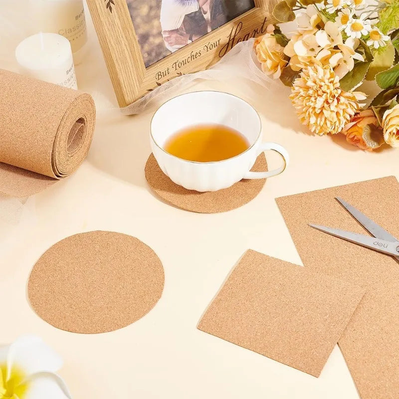 Korkplattenrolle 1378x157cm 1mm dick rechteckiges natürliches Korkstück